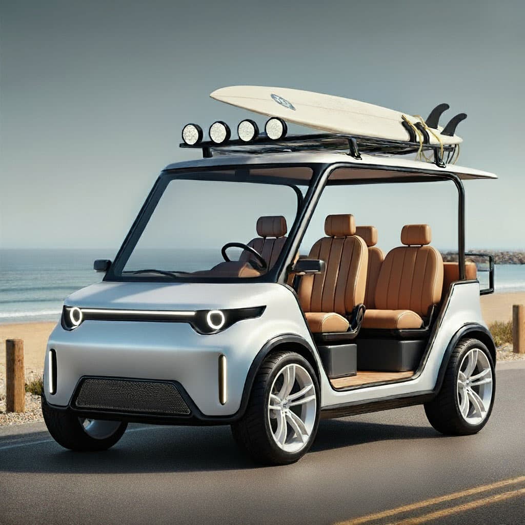 Playa Cruiser White Design Vehicle