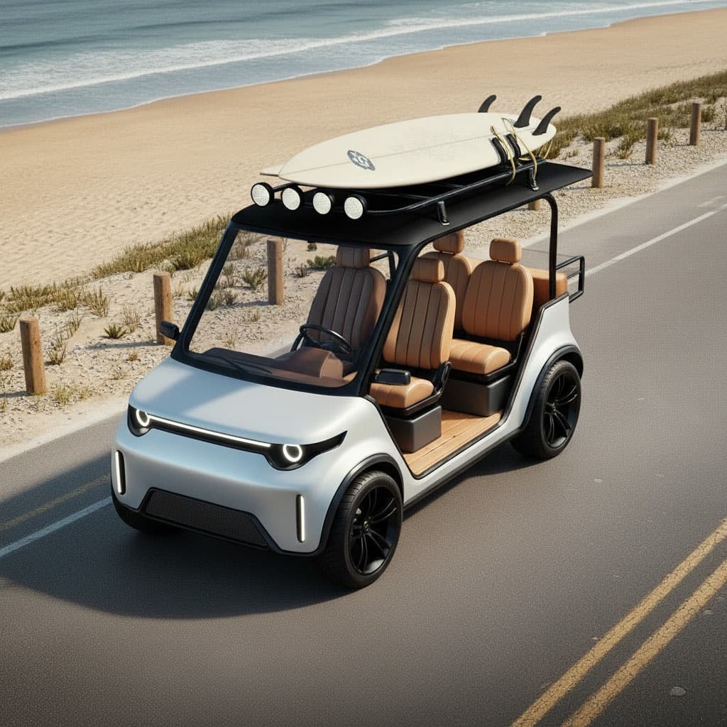 Playa Cruiser Black Design Drone View